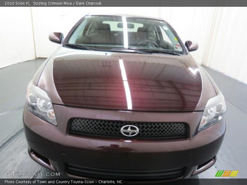 Sizzling Crimson Mica / Dark Charcoal 2010 Scion tC
