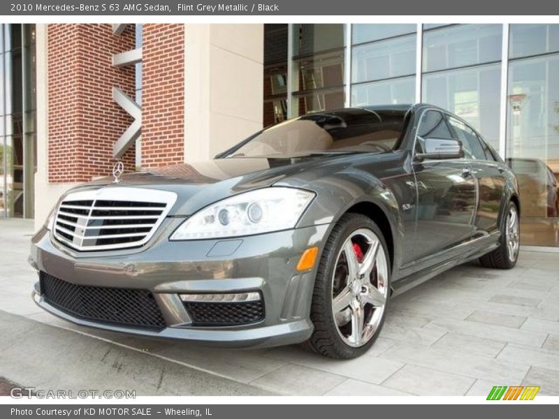 Flint Grey Metallic / Black 2010 Mercedes-Benz S 63 AMG Sedan