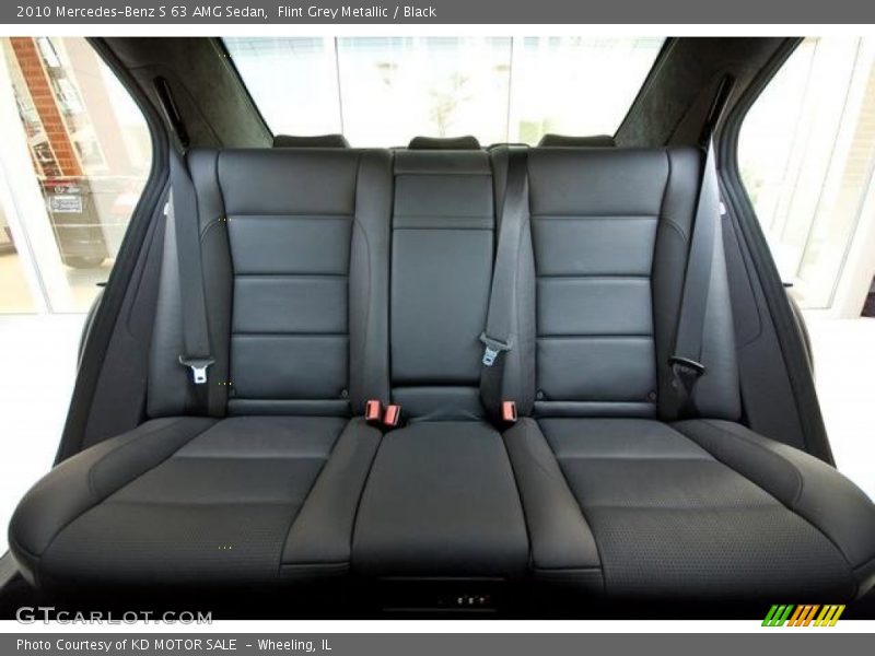 Rear Seat of 2010 S 63 AMG Sedan