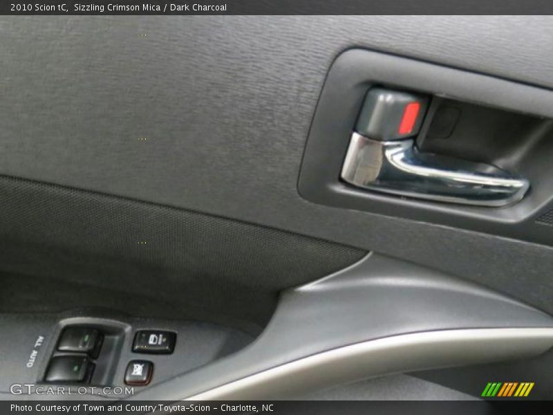 Sizzling Crimson Mica / Dark Charcoal 2010 Scion tC