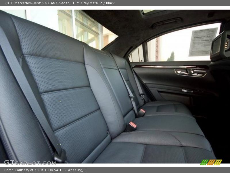 Flint Grey Metallic / Black 2010 Mercedes-Benz S 63 AMG Sedan