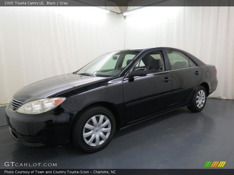 Black / Gray 2005 Toyota Camry LE