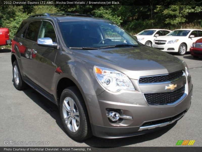 Mocha Steel Metallic / Brownstone/Jet Black 2012 Chevrolet Equinox LTZ AWD