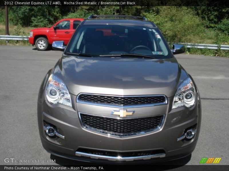 Mocha Steel Metallic / Brownstone/Jet Black 2012 Chevrolet Equinox LTZ AWD
