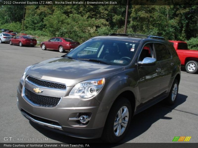 Mocha Steel Metallic / Brownstone/Jet Black 2012 Chevrolet Equinox LTZ AWD