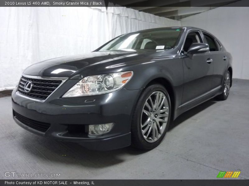 Smoky Granite Mica / Black 2010 Lexus LS 460 AWD