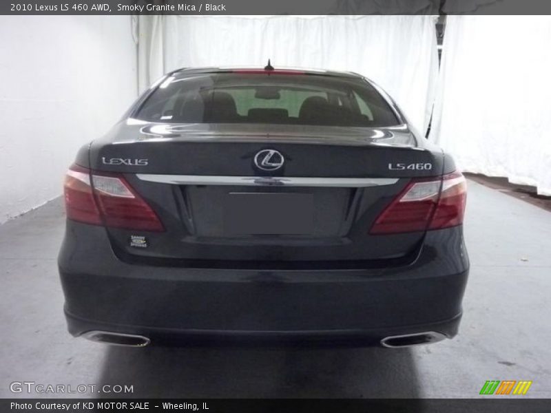 Smoky Granite Mica / Black 2010 Lexus LS 460 AWD
