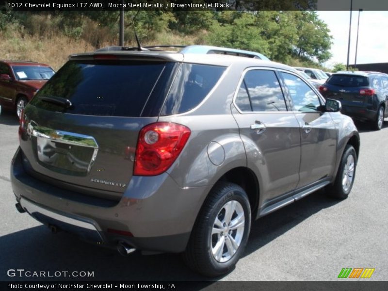 Mocha Steel Metallic / Brownstone/Jet Black 2012 Chevrolet Equinox LTZ AWD
