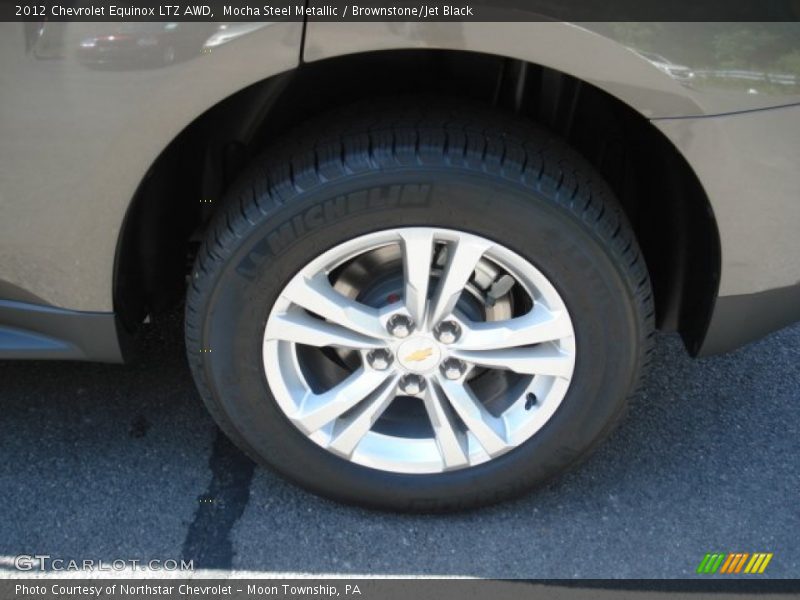 Mocha Steel Metallic / Brownstone/Jet Black 2012 Chevrolet Equinox LTZ AWD