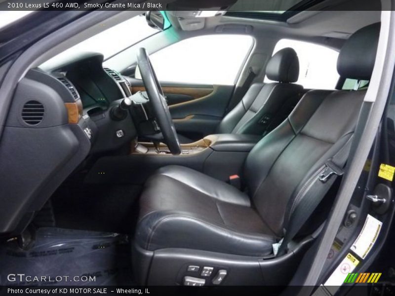 Smoky Granite Mica / Black 2010 Lexus LS 460 AWD