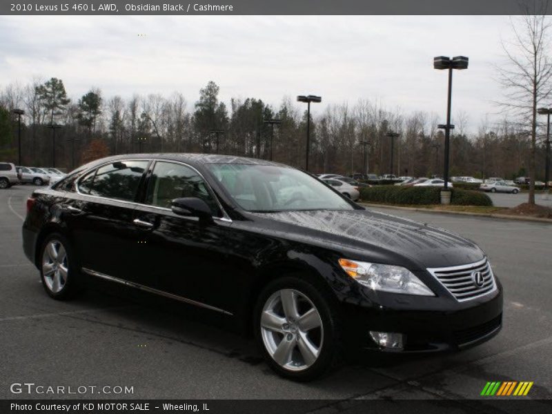 Obsidian Black / Cashmere 2010 Lexus LS 460 L AWD