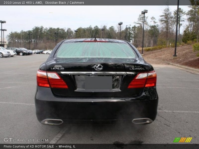Obsidian Black / Cashmere 2010 Lexus LS 460 L AWD
