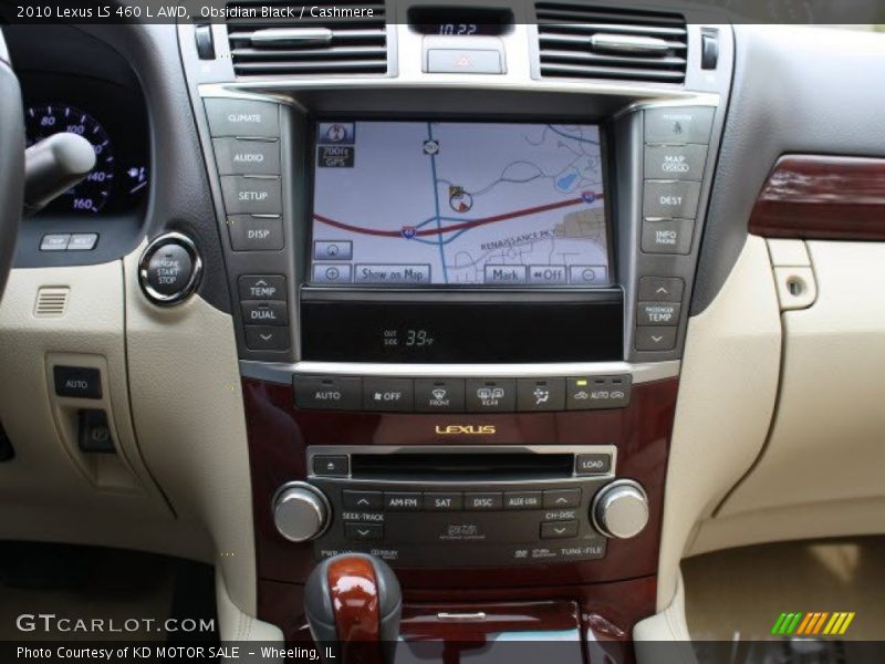 Obsidian Black / Cashmere 2010 Lexus LS 460 L AWD