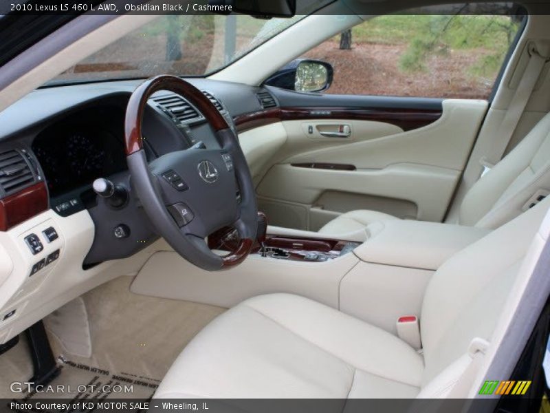 Obsidian Black / Cashmere 2010 Lexus LS 460 L AWD