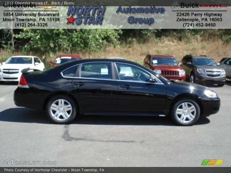 Black / Ebony 2012 Chevrolet Impala LT
