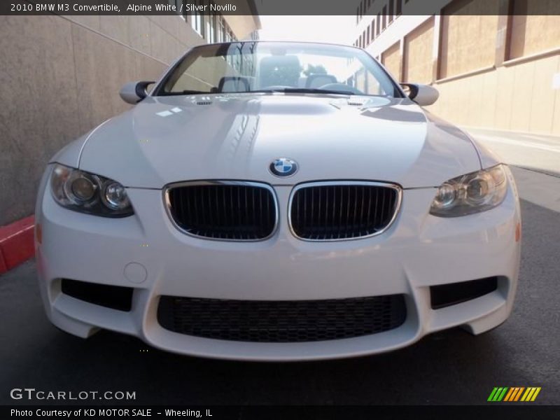 Alpine White / Silver Novillo 2010 BMW M3 Convertible