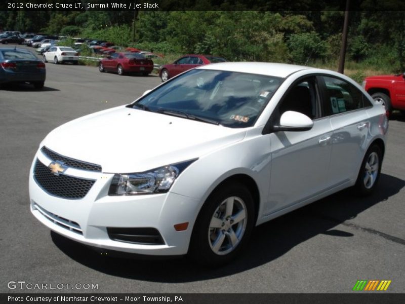 Summit White / Jet Black 2012 Chevrolet Cruze LT