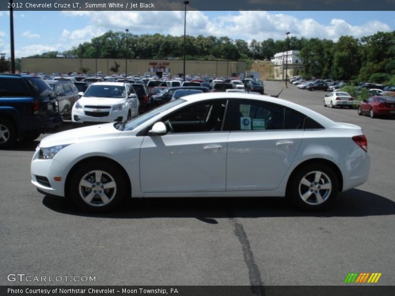 Summit White / Jet Black 2012 Chevrolet Cruze LT
