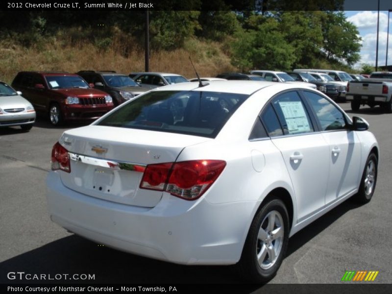 Summit White / Jet Black 2012 Chevrolet Cruze LT
