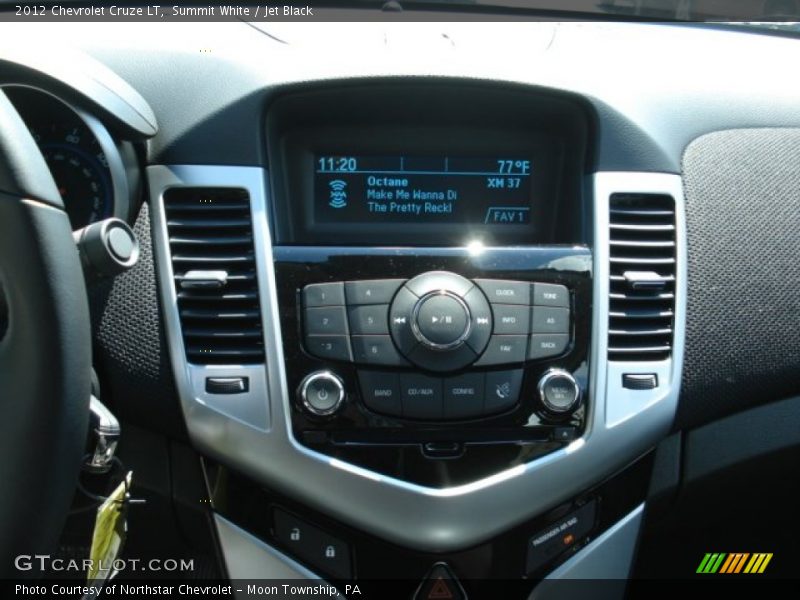 Summit White / Jet Black 2012 Chevrolet Cruze LT