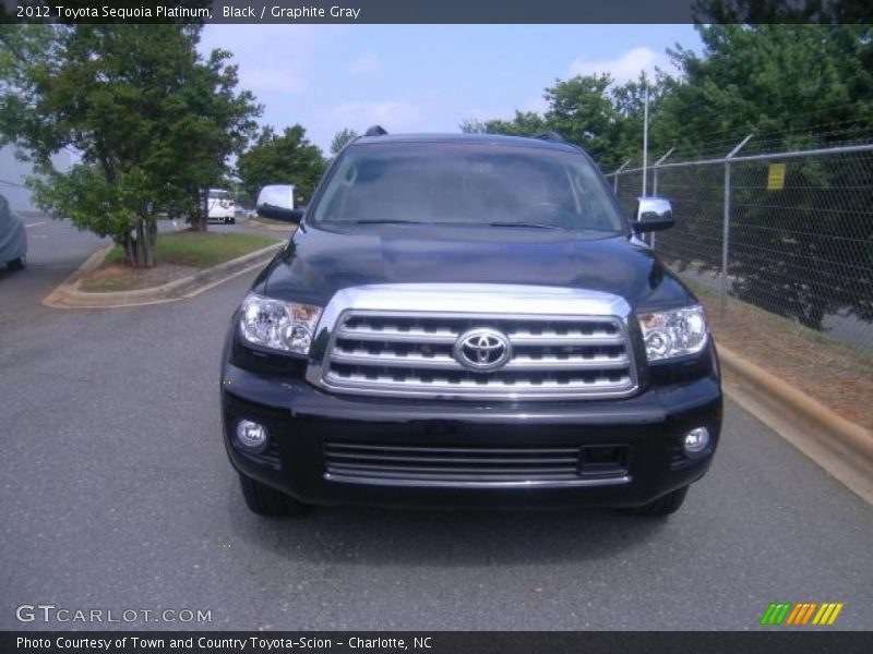 Black / Graphite Gray 2012 Toyota Sequoia Platinum
