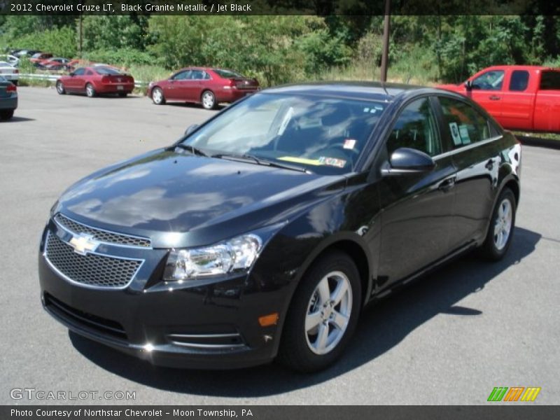 Black Granite Metallic / Jet Black 2012 Chevrolet Cruze LT