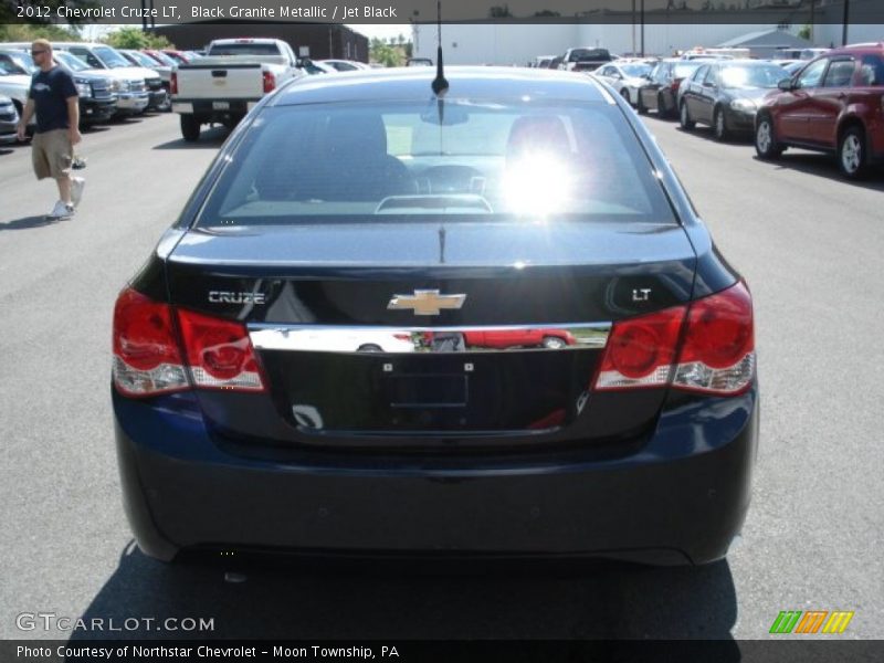 Black Granite Metallic / Jet Black 2012 Chevrolet Cruze LT