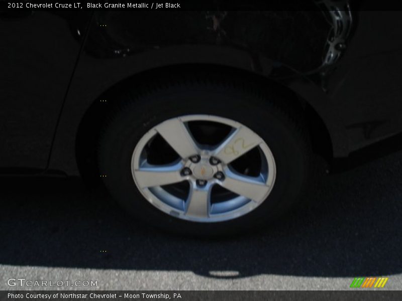 Black Granite Metallic / Jet Black 2012 Chevrolet Cruze LT