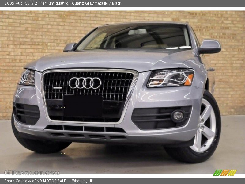 Quartz Gray Metallic / Black 2009 Audi Q5 3.2 Premium quattro