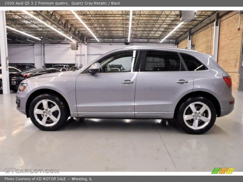Quartz Gray Metallic / Black 2009 Audi Q5 3.2 Premium quattro