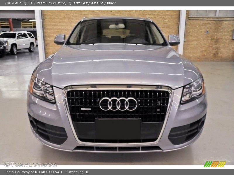 Quartz Gray Metallic / Black 2009 Audi Q5 3.2 Premium quattro