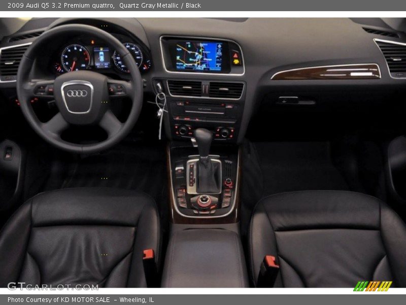 Quartz Gray Metallic / Black 2009 Audi Q5 3.2 Premium quattro