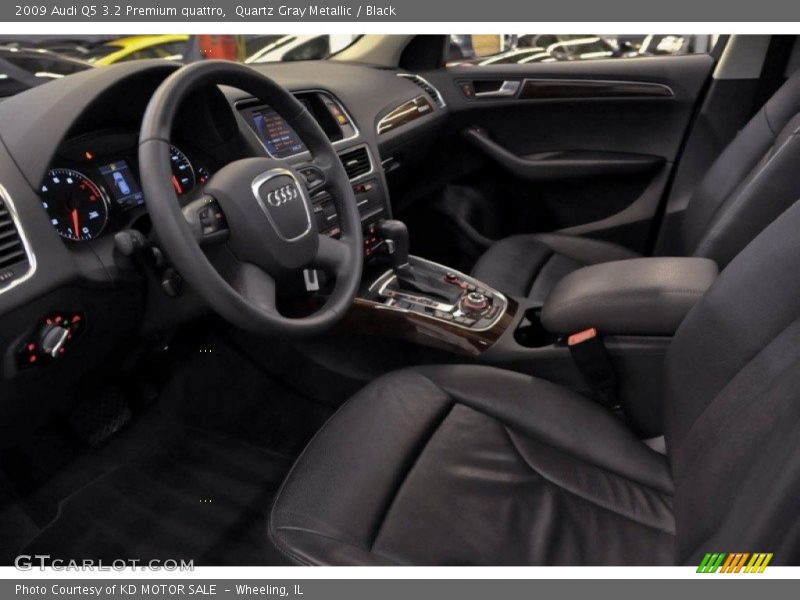 Quartz Gray Metallic / Black 2009 Audi Q5 3.2 Premium quattro