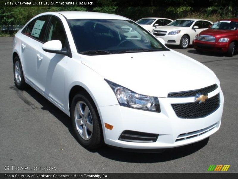 Summit White / Jet Black 2012 Chevrolet Cruze LT
