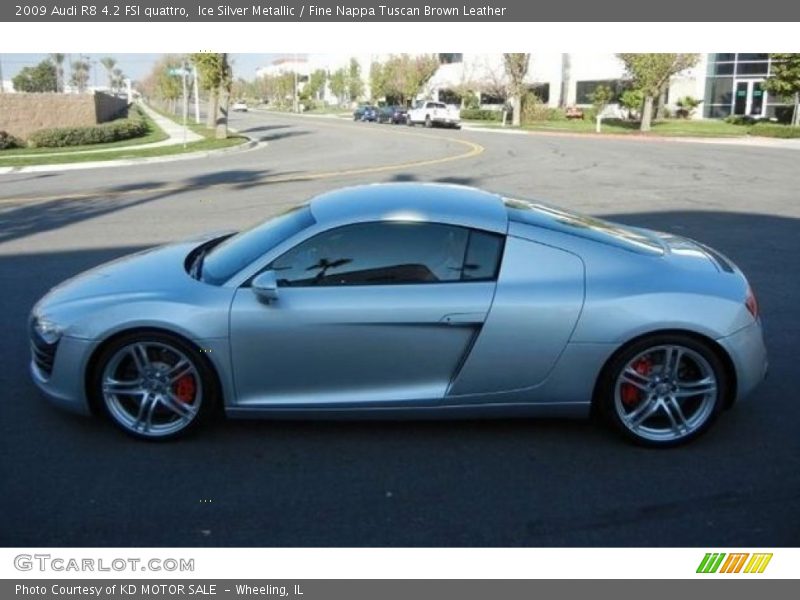  2009 R8 4.2 FSI quattro Ice Silver Metallic