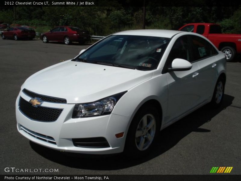 Summit White / Jet Black 2012 Chevrolet Cruze LT