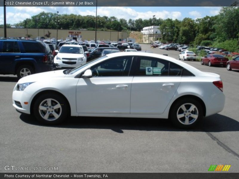 Summit White / Jet Black 2012 Chevrolet Cruze LT