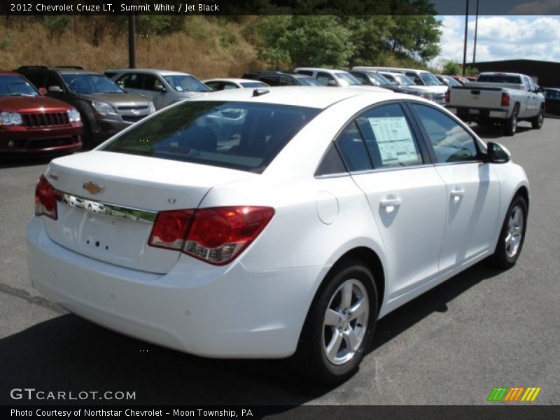 Summit White / Jet Black 2012 Chevrolet Cruze LT