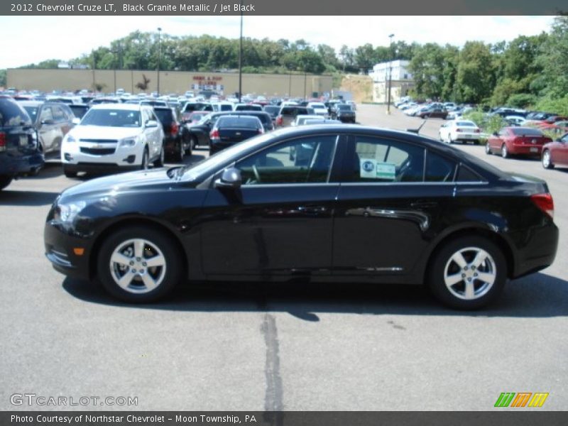 Black Granite Metallic / Jet Black 2012 Chevrolet Cruze LT