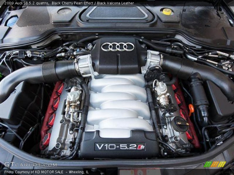 2009 S8 5.2 quattro Engine - 5.2 Liter FSI DOHC 40-Valve VVT V10