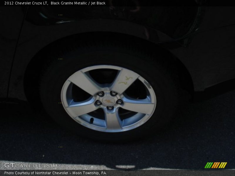 Black Granite Metallic / Jet Black 2012 Chevrolet Cruze LT
