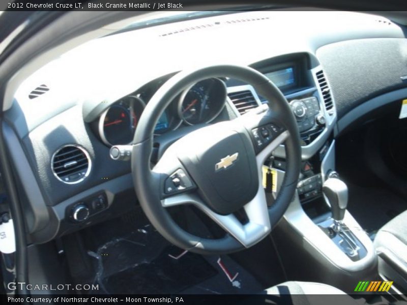 Black Granite Metallic / Jet Black 2012 Chevrolet Cruze LT