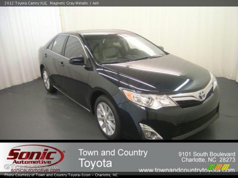 Magnetic Gray Metallic / Ash 2012 Toyota Camry XLE
