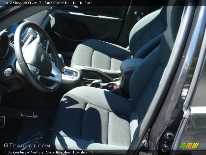Black Granite Metallic / Jet Black 2012 Chevrolet Cruze LT