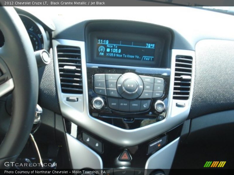 Black Granite Metallic / Jet Black 2012 Chevrolet Cruze LT