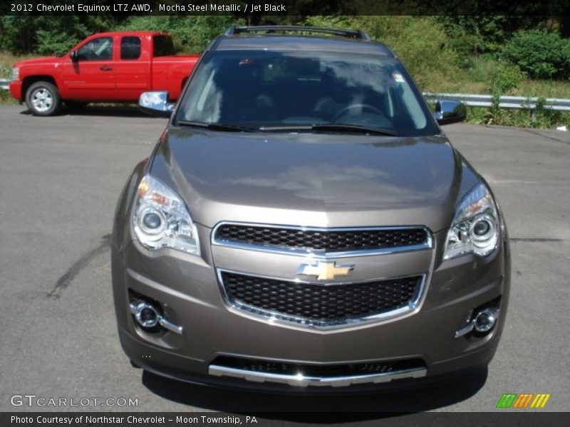 Mocha Steel Metallic / Jet Black 2012 Chevrolet Equinox LTZ AWD