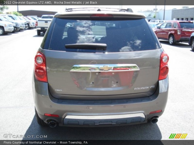 Mocha Steel Metallic / Jet Black 2012 Chevrolet Equinox LTZ AWD
