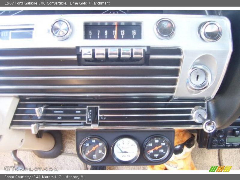 Controls of 1967 Galaxie 500 Convertible