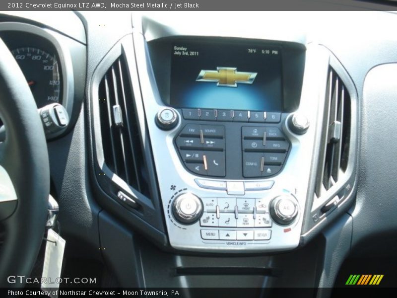 Mocha Steel Metallic / Jet Black 2012 Chevrolet Equinox LTZ AWD