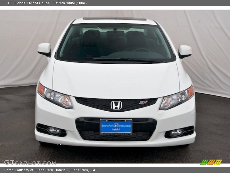 Taffeta White / Black 2012 Honda Civic Si Coupe